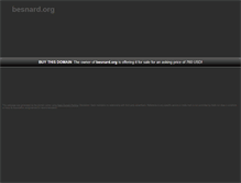 Tablet Screenshot of besnard.org